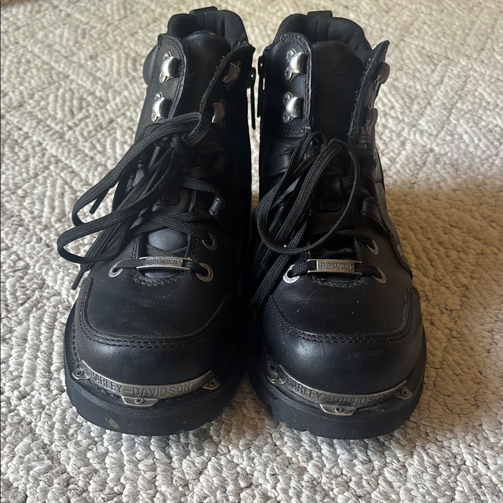 Harley-Davidson Black and Orange Label, women’s riding boot